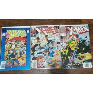 Lot of 3 X-Men 2099 Blue Foil 2 Annual 64 page Early Issue 1993 comic book lot